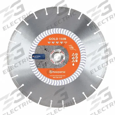 HUSQVARNA Diamond Saw Blade: Asphalt, 24 in Blade Dia., 1 in Arbor Size, Wet, Better - Concrete & Asphalt-Cutting Blades