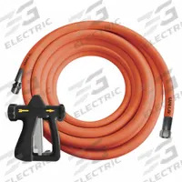 SANI-LAV Spray Nozzle with Hose: 3/4 in Connection Size, FGHT, EPDM/Stainless Steel, Instant, Orange (MPN H503NP1B). Key specifications — Nozzle Color: Orange; Material: EPDM; Nozzle Shutoff Type: Instant; Brand: SANI-LAV.