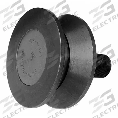 SMITH BEARING Track Roller: 50 mm Roller Dia, V-Groove, 22 mm Roller Wd - V-Groove Stud Track Rollers