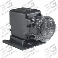 STENNER Peristaltic Chemical Metering Pump: 120V AC, 1/30 hp HP, 10 gpd Max. Flow Rate, Santoprene (MPN 45MPHP10). Key specifications — Tubing Material: Santoprene; Brand: STENNER; Reproducibility: ±2.0%.