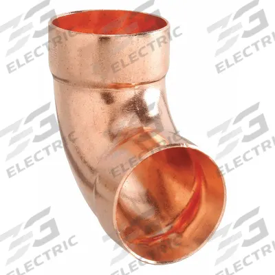 NIBCO Sweat Fitting Elbow: 1 1/2 in CTS x 1 1/2 in CTS, Cup x FTG, Wrot Copper (MPN 907-11/2) - Drain, Waste & Vent Wrot Copper & Bronze Tube Fittings