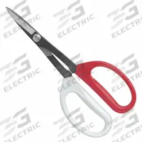 CLAUSS Shears: Ambidextrous, 8 in Overall Lg, Straight, Stainless Steel, Pointed, Red (MPN 33373). Key specifications — attr308500: Stainless Steel; attr308502: Red; attr308505: Ambidextrous; attr308522: Auto Trim; attr324896: CLAUSS.