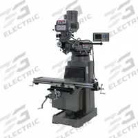 JET Vertical Milling Machine with 3-Axis CNC: JTM-1050, Belt Drive, 3 hp, 230/460V, w/ 3-Axis CNC (MPN 690940). Key specifications — attr1088193: JET; attr1099138: Variable; attr1088241: R8.