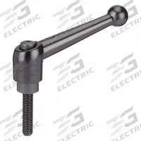 KIPP Adjustable Handle: Zinc w/ Steel Thread, 1/4"-20, 39 mm Lg (MPN K0116.1A21X20). Key specifications — Brand: KIPP.