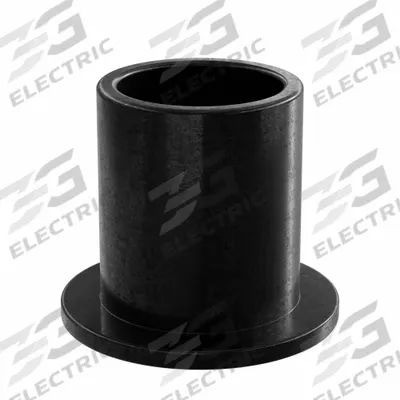 OILITE Flanged Sleeve Bearing: PEEK, 1/2 in Bore, 5/8 in OD, 3/4 in Overall Lg - Low-Friction Plastic Flanged Sleeve Bearings