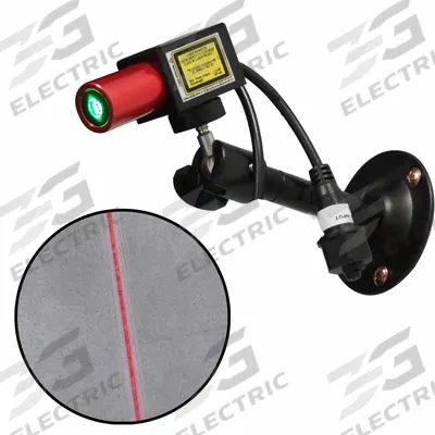 LASERGLOW TECHNOLOGIES Laser Module: Laser Module, Straight Line, Red, 3 V AC_6 V AC Volt - LED Line Projectors