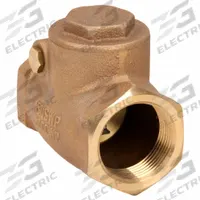 APPROVED VENDOR Swing Check Valve: Swing, Inline Valve Body, 1 1/4 in Pipe Size, FNPT x FNPT, Bronze (MPN 10F304). Key specifications — Brand: APPROVED VENDOR.