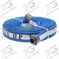 ARMTEX HP Fire Hose: Double Jacket, 1 3/4 in Hose Inside Dia, 100 ft Hose Lg, Blue (MPN HP175B100-NH150). Key specifications — attr660609: NST x NH; attr660602: Rocker; attr660607: Aluminum; attr660629: Synthetic Yarn; attr660626: Nylon Reinforced NBR Rubber.