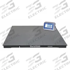 B-TEK Floor Scale: 5,000 lb Wt Capacity - Imperial, 1 lb Readability, Floor Scale, 48 in x 48 in (MPN 899-300055). Key specifications — Weighing Units: kg; Platform Material: Carbon Steel; Connection Ports: RS-232; Brand: B-TEK; Readability: 1 lb.