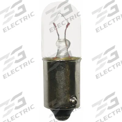 APPROVED VENDOR Incandescent Bulb: Incandescent, Miniature Bayonet (BA9s), (T) Tubular - BA9s Single-Contact Miniature Bayonet Base Lamps