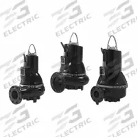 GRUNDFOS Sewage Ejector Pump: Cast Iron, Three Phase, 3 hp, 230 to 460V AC, 56.43 ft Max. Head, Auto (MPN 99030254). Key specifications — Impeller Material: Cast Iron; Rated Voltage: 230 to 460V AC; Hazardous Location Class: Not Rated; Brand: GRUNDFOS; Discharge Orientation: Horizontal; Switch: Not Included.