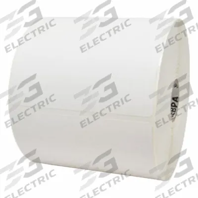 ZEBRA Barcode Printer Labels: 4 in Label Wd, 6 in Label Ht, White, 1 in Core Dia. - Desktop Thermal Transfer Labels