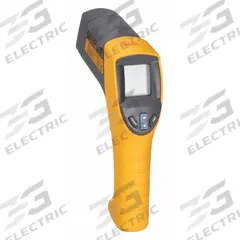 FLUKE Infrared Thermometer: FLUKE-561, Difference/Max Temp/Min Temp, Adj @ 0.30 to 0.95, -40°. Key specifications — Features: Contact and Non-Contact IR Thermometer for Measuring up Close or at a Distance, without a Ladder; Testing Functions: Difference; Standards: Class II Laser; Resolution °F: 0.1°F; Manufacturer Part Number: FLUKE-561; Mounting Style - NEW: Tripod; Intrinsic Safety - NEW: Not Specified Intrinsically Safe; Includes Work Light - NEW: Work Light Included.
