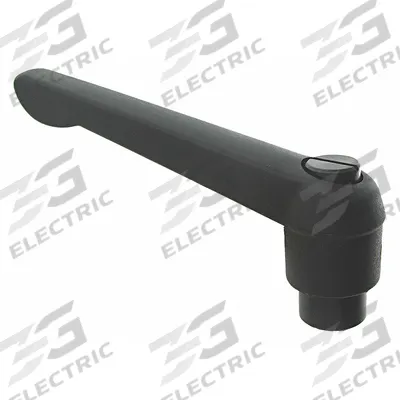 APPROVED VENDOR Adjustable Handle: Plastic w/ SS Thread, #10-24 Thread - Teardrop-Style Adjustable Handles with Threaded Hole