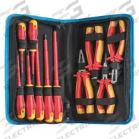 JONARD TOOLS Insulated Tool Kit: Insulated, 11 Total Pcs, Tool Case (MPN TK-110INS). Key specifications — attr541600: (1) Long-Nose Pliers; attr541603: None; attr541599: None; attr541604: (1) Wire Stripper; attr541515: JONARD TOOLS; attr548994: (4) Slotted Screwdrivers.