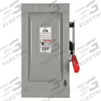 SIEMENS Safety Switch: Fusible, 30 A, Single Phase, 600V AC, Galvanized Steel, Indoor (MPN HF261). Key specifications — Brand: SIEMENS.