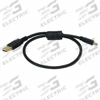 MONOPRICE Standard USB Cable: Type A End 1, Mini B End 2, Black, 1.5 ft Lg, 2.0 USB Specification (MPN 5446). Key specifications — End 1 Connection Type: Type A; Color: Black; Brand: MONOPRICE; End 2 Connection Type: Mini B.