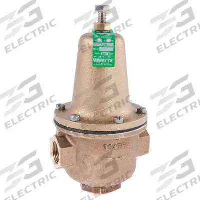 Watts Water Pressure Reducing Valve: FNPT x FNPT, 1 1/4 in Pipe Size - High Capacity Water Pressure Regulators