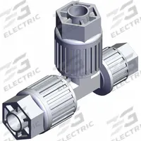 SMC High Purity Fitting: 3/8 in OD x 3/8 in OD x 1/4 in OD Size, PFA (MPN LQ3T3A-R5). Key specifications — Series: LQ3; Brand: SMC; Standards: RoHS6, RoHS10.