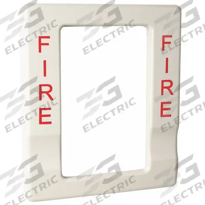 EDWARDS SIGNALING Trim: Wall, Flush Mount Mounting, 68/125 in Overall Dp, 5 7/8 in Overall Ht - Trims, Faceplates & Skirts for Fire Alarm Systems