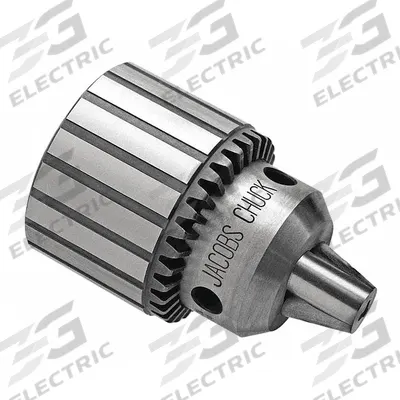 JACOBS Drill Chuck: 1/2"-20, 3/64 in to 3/8 in Capacity - Thread-Mount Keyed Drill Chucks