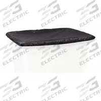 ROYAL BASKET TRUCKS Vinyl Cover: 44 in L 32 in W 3 in H, Fits 20 cu ft, 0.7 cu yd, Black, Vinyl (MPN G16-KKX-VCN). Key specifications — Lid/Cover Material: Vinyl; For Use With Grainger Item Number: 10F474; For Use with Series: PW; Brand: ROYAL BASKET TRUCKS; Color: Black.