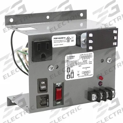 FUNCTIONAL DEVICES INC / RIB Class 2 Power Supply: 100 VA Power Rating, 120V AC - Enclosed & Panel Mounted Class 2 Transformers