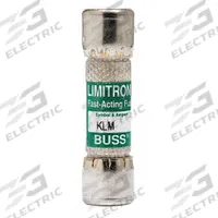 BUSSMANN Fuse: KLM Series, Midget, Fast-Acting, 12 A, 600 V AC, 600 V DC, 13/32 in x 1 1/2 in (MPN KLM-12). Key specifications — attr1287209: KLM; attr211192: BUSSMANN.