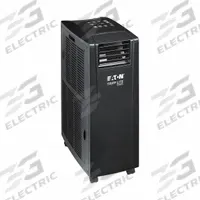 EATON Portable Air Conditioner: 258.3 sq ft – 258 sq ft, 13,000 BtuH, 120V AC, Cooling Only (MPN SRCOOL12KE). Key specifications — Brand: EATON; Compatible Location: Indoor; Voltage: 120V AC; Includes Air Filter: Air Filter Included.