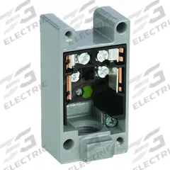 TELEMECANIQUE SENSORS Limit Switch: EN50041 Body, 2 Mounting Holes, 1NO/1NC, Metallic (MPN 9007CT54). Key specifications — attr1019579: Screw-Clamp Terminal; attr1018601: 9007C; attr1018605: 1/2"-14; attr211338: TELEMECANIQUE SENSORS; attr1027426: NPT; attr1038844: Metallic.