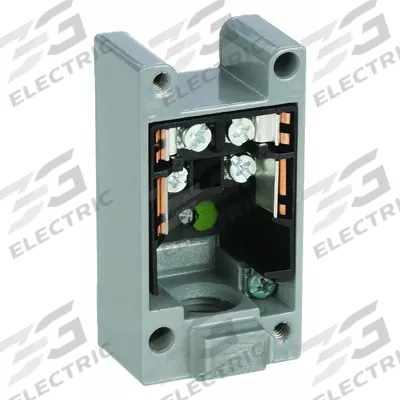 TELEMECANIQUE SENSORS Limit Switch: EN50041 Body, 2 Mounting Holes, 1NO/1NC - Receptacles for Limit Switches