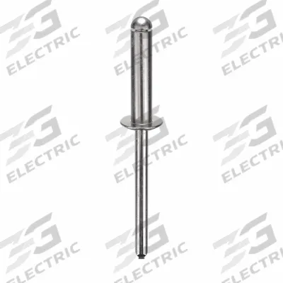 APPROVED VENDOR Blind Rivet,2.125" L,0.188" dia,PK250: Inch, 2 1/8 in Overall Lg, 13/16 in Body Lg - Domed-Head Blind Rivets