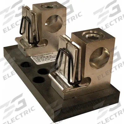 MERSEN Fuse Block: Open Block Design, 1 Pole, 600 V AC, Box Lug - Fuse Blocks for UL Class J Fuses