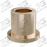 Flanged Sleeve Bearing: Bronze, SAE 841, 12 mm Bore, 18 mm OD, 20 mm Lg, -35°F to 300°F, 10 PK (MPN FFM1218-20B). Key specifications — System of Measurement: Metric; Material Grade: SAE 841; Flange Type: Flanged; Brand: OILITE.
