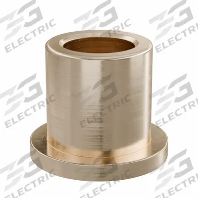 OILITE Flanged Sleeve Bearing: Bronze, SAE 841, 12 mm Bore, 18 mm OD, 20 mm Lg - Lubricated General Purpose Metallic Flanged Sleeve Bearings