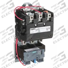 SIEMENS NEMA Magnetic Motor Starter: Non-Reversing, 3 Poles, NEMA Size 3-1/2, 115 A, 120V AC Coil (MPN 14IUH32AF). Key specifications — Brand: SIEMENS; Auxiliary Contact Form: 1NO; Coil Voltage: 110/120V AC; Phase: Three; Terminal Connection Type: Screw Terminals; Auxiliary Contacts Included: 1NO; Signaling Features: Pilot Light; Thermal Units Required: None (Not Applicable to Electronic Overloads).