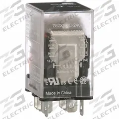 SCHNEIDER General Purpose Relay: Socket Mounted, 15 A Current Rating, 240V AC, DPDT, D Socket (MPN 782XBXC-240A). Key specifications — Brand: SCHNEIDER; Base Type: Square; Mounting Style: Socket; Electrical Connection: Faston Terminal; Manufacturer Part Number: 782XBXC-240A; Operating Current: 15 A at 120 to 277V; Series: 782 Series.