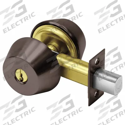 SARGENT Deadbolt Lock: Cylindrical, 1 3/8 in Door Thick - Max - Standard Cylindrical Deadbolts