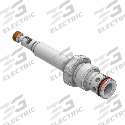 Parker Poppet Valve: Steel, Screw-In, Two Positions, Normally Open, Two-Way - Solenoid Cartridge Valves