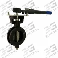 MILWAUKEE VALVE Butterfly Valve: For Water Media, 3 in Pipe Size, Wafer, 285 psi Max. Pressure (CWP) (MPN HP1WCS4212 3"). Key specifications — Brand: MILWAUKEE VALVE; Liner Material: RPFTE; Handle Type: Lever.