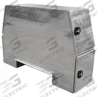 BUYERS PRODUCTS Backpack Truck Box: Backpack Truck Box, Aluminum, 24 in Overall Dp, 55 in Overall Ht (MPN BP825524). Key specifications — attr1005375: Silver; attr1005383: T-Handle Compression; attr1005388: Keyed; attr1005374: BUYERS PRODUCTS.