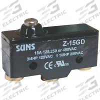 APPROVED VENDOR Snap Action Switch: Plunger Actuator, SPDT, Screw (MPN 5JED5). Key specifications — AC Contact Rating: 15 A @ 480 V; Electrical Connection: Screw; Series: Microswitch; Brand: APPROVED VENDOR.