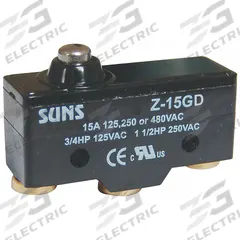 APPROVED VENDOR Snap Action Switch: Plunger Actuator, SPDT, Screw (MPN 5JED5). Key specifications — AC Contact Rating: 15 A @ 480 V; Electrical Connection: Screw; Series: Microswitch; Brand: APPROVED VENDOR.
