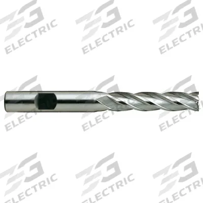 YG-1 Square End Mill: High Speed Steel, TiN Coated, 4 Flute, 5/8" Mill Dia, 2-1/2" LOC - General Purpose High-Speed Steel Square End Mills