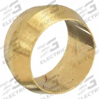 APPROVED VENDOR Compression Fitting Sleeve: 5/8 in OD Fitting Size, Compression, Brass (MPN 700060-10). Key specifications — Brand: APPROVED VENDOR.