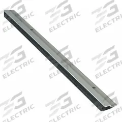 NATIONAL GUARD Door Weatherstripping: Flat Insert, 3 ft Lg, 1 1/8 in Wd, 1 3/16 in Ht (MPN 127NA-36). Key specifications — Insert Material: Neoprene; Flange Material: Aluminum; Brand: NATIONAL GUARD.
