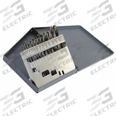CLE-LINE Mechanics Length Drill Bit Set: 13 Pc, 1/16" to 1/4", 135° Split Point, Black Oxide HSS (MPN C18126). Key specifications — attr1238911: Metal Index.
