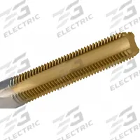 CLEVELAND Straight Flute Hand Tap: 1/4"-28 UNF, H2 / 2B, 4 Flute, Bottoming Chamfer (MPN C83954)