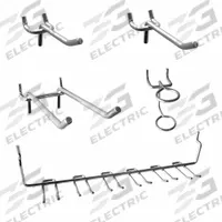 APPROVED VENDOR Assortment Kit, 43 Piece: 1/4 in Peg Hole, For 1 in Pegboard Hole Spacing, Hanging (MPN 787CX0). Key specifications — Finish: Zinc Plated; Color: Silver; Locking System: Hanging; Mounting Type: Surface; Material: Steel; Brand: APPROVED VENDOR.