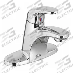 AMERICAN STANDARD Mid Arc Bathroom Faucet: Colony Pro, Metal, Chrome Finish, 1.2 gpm Flow Rate, Arc (MPN 7075002.002). Key specifications — Includes: Drain; Brand: AMERICAN STANDARD; Series: Colony Pro.